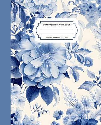 Composition Notebook Wide Ruled: Aesthetic Cute Flowers, Lined Paper  Journal for Teen Girls, Kids and Students - Yahoo Shopping