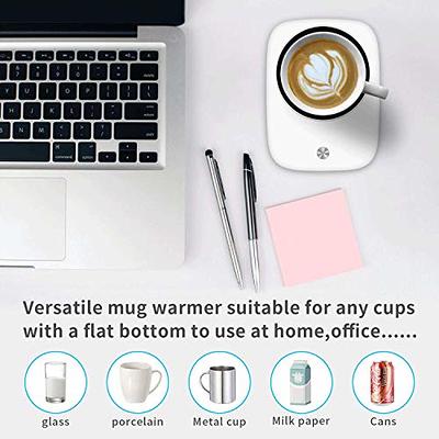 KRGMNHR Coffee Mug Warmer & Mug Set, KRGMNHR Smart Coffee Warmer for Desk with Auto Shut Off, Infrared Sensor Technology for Double S