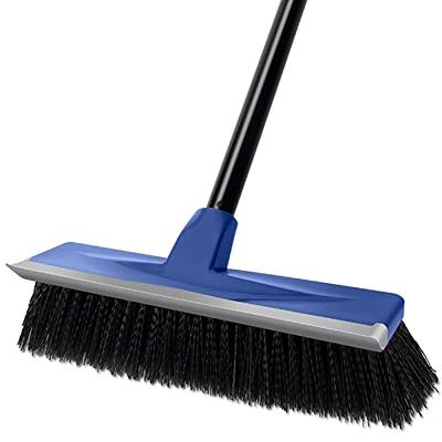 Scrubbing HAND Brush Wooden Stiff Hard Deck Bristle Floor Sweep 7 180mm  Blue