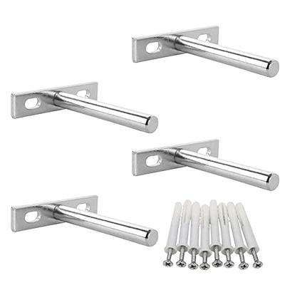 SpzcdZa 4pcs Floating Shelf Brackets 3 Inch Length Blind Shelf