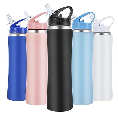 RHINOSHIELD AquaStand Magnetic Bottle 23 oz | Stainless Steel Insulated Water Bottle with Straw Lid, Sport Bottle with MagSafe Compatible Handle