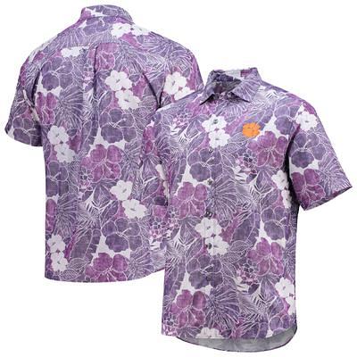 Atlanta Braves Tommy Bahama Fuego Floral Short Sleeve Button-Up