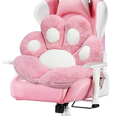 Cute Cat Paw Plush Chair Cushion Child Seat Cushion Sofa Back Pillow Mat  Home