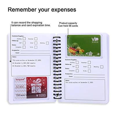 Padike RFID Credit Card Holder Business Card Organizer , with 96 Card Slots  Credit Card Protector for Managing Your Different Cards to Prevent Loss or