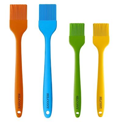 2Pcs Heat Resistant Basting Brush Silicone Food Brushes Practical