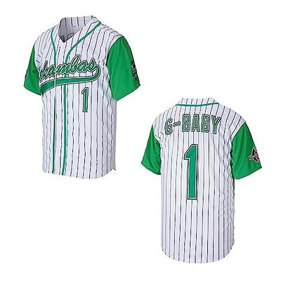 Jarius G-Baby 1 Stitched Movie Baseball Jersey Hardball (Small, White) -  Yahoo Shopping