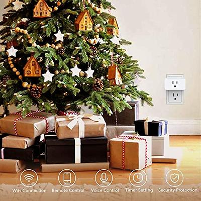 meross WiFi Dual Smart Plug, 15A 2-in-1 Smart Outlet, Support Apple  HomeKit, Siri, Alexa, Echo, Google Home and SmartThings, Voice & Remote  Control