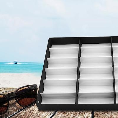 Buy VIX STORE Sunglasses Organizer Box, 3 Slot Travel Glasses Case Storage  Portable Sunglasses Storage Case Bag Foldable Eyeglasses Holder Box Eyewear  Display Containers for Women, Men (3 Slot - Black) at Amazon.in