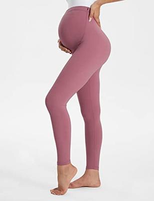  JOYSPELS Flare Maternity Leggings Over The Belly