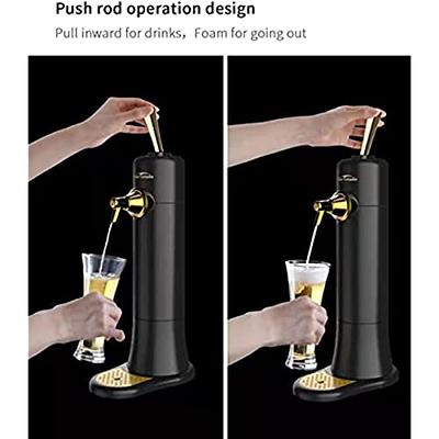 Beer Bubbler,Portable Beer Foamer Beer Foam Machine,Beer Cup