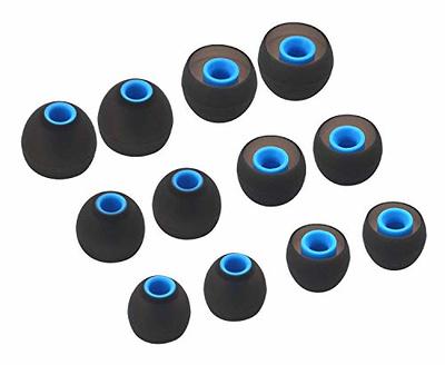 Replacement Silicone Eartips Eargels Earbuds Ear Tips Compatible with  Senso, Zeus, Otium, Hussar, Sony MDR, Tozo, Mpow & More Headphones &  Earphones