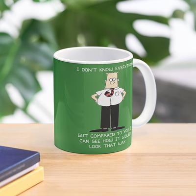 Dilbert I Don't Know Everything Slim Fit, Engineer Coffee Mug - Yahoo  Shopping