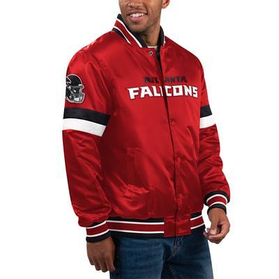 Atlanta Falcons Starter Extreme Throwback Full-Zip Hoodie - Red/Black