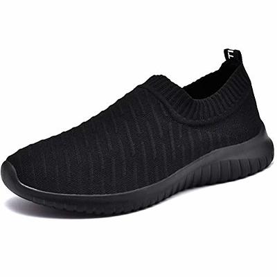 konhill Women's Casual Walking Shoes Breathable Mesh Work Slip-on ...