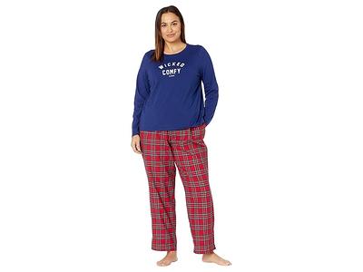 Women's Cozy PJ Set, Print  Pajamas & Nightgowns at L.L.Bean