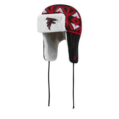 Women's New Era White Atlanta Falcons 2023 Sideline Cuffed Knit Hat with Pom