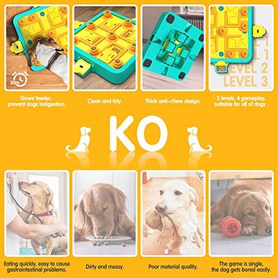 MEWOOFUN Dog Puzzle Toys for Boredom and stimulating,Hide and Seek Dog Toys  Dog Enrichment Toys Sniffle Interactive Treat Game for Small, Medium and