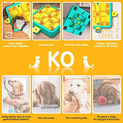 Mewoofun Dog Puzzle Toys for Boredom and stimulating,Hide and Seek Dog Toys Dog Enrichment Toys Sniffle Interactive Treat Game for Small, Medium and