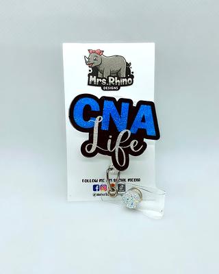 Cna Life . Retractable Id Badge Reel Nurse Teacher Badge Reel - Yahoo  Shopping