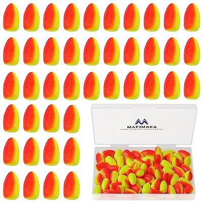 MAFIMOEA 80/60/45 PCS Bullet Fishing Foam Floats Snell Float Surf