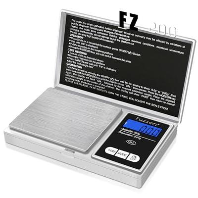 Fuzion Digital Gram Scale, 200g/0.01g Mini Jewelry Scale, Pocket Scale,  Herb Scale Gram and Ounce, Portable Travel Food Scale .01 Gram Accuracy  with LCD Display, Stainless Steel, Tare - Yahoo Shopping