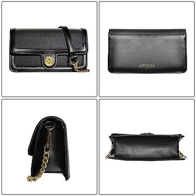 Small Travel Bag, Black Handbag-LUMISONATA