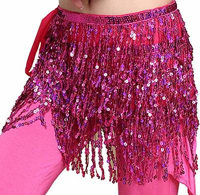 Women's Belly Dance Hip Scarf Performance Outfits Skirt Festival