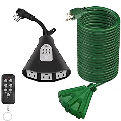 Kasonic 25 Ft Extension Cord + Outdoor Light Timer, Weatherproof Multiple  Outlets Wire for Landscaping Light, Holiday Decoration and Christmas, ETL  Listed - Yahoo Shopping