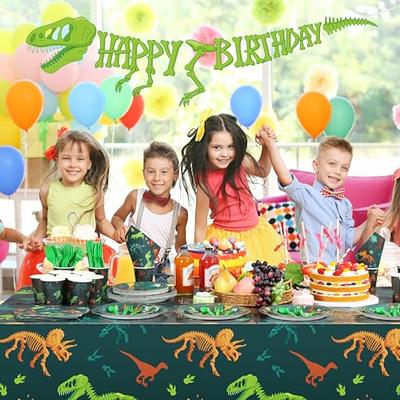 Dinosaur Party Supplies Dino Balloons Paper Banner Disposable