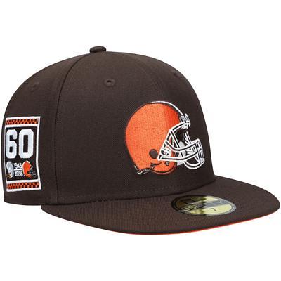 New Era 9FIFTY Cleveland Browns 75th Anniversary Patch Snapback Hat - Black, White