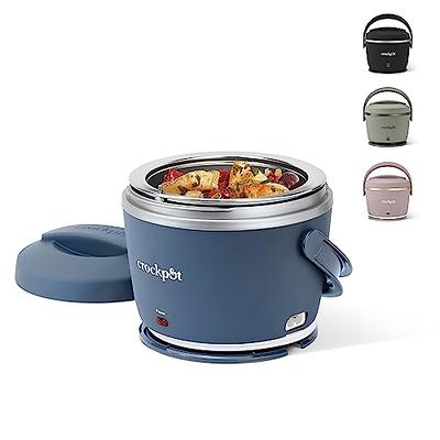 Crockpot Electric Lunch Box, Portable Food Warmer for On-the-Go, 20-Ounce,  Green