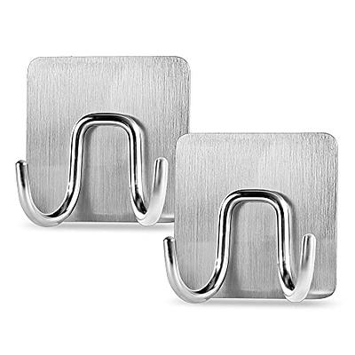 FILTA Bathroom Towel Hooks, Brushed Nickel Robe & Towel Hooks for Bathroom  Wall Mounted, Traditional Bathroom