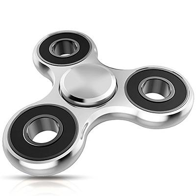  ZURU 4 Design Standard Fidget Spinner (4 Pack) Stainless Steel Hand  Spinners for ADHD Anxiety Stress Relief Compact Toy Party Favor Basket  Stuffer for Adults and Kids ( Exclusive) : Toys