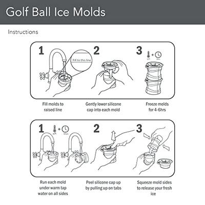 GOLF BALL ICE MOLD