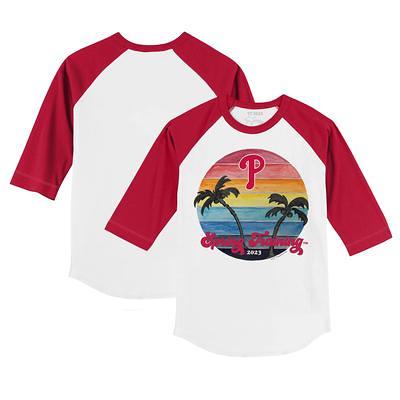 Philadelphia Phillies Tiny Turnip Infant 2023 Spring Training Bodysuit - Red