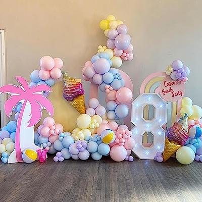 Rainbow Pastel Balloon Garland Arch Kit Unicorn Party Backdrop