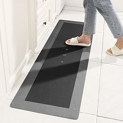 GOYLSER Super Absorbent Door Mat, Ultra Thin Bathroom Rugs Mats, Non-Slip  Water