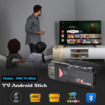Transpeed TV Stick 4K Android 11.0 OS 1GB+8GB, Android TV Stick 2.4G 5G  WiFi BT 4.0 Support Dolby Audio, Streaming Stick