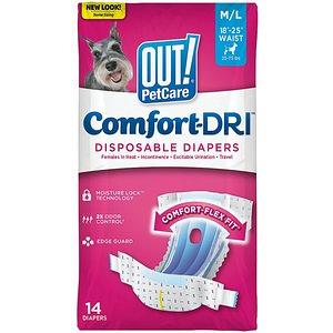  Wiki Wags Disposable Dog Wraps  Leak Proof Dog Diaper for  Male Marking and Incontinence, Small : Pet Diapers : Pet Supplies