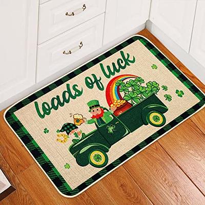 Eduvijes St. Patrick's Day Lucky Clover Sassafras Outdoor Insert Door Mat The Holiday Aisle