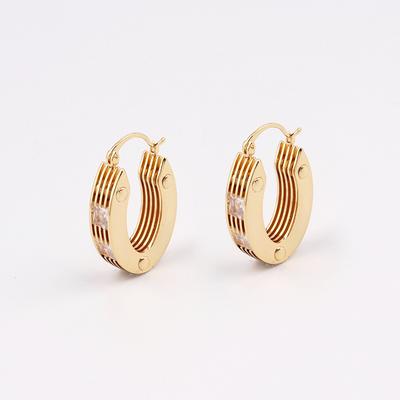 Thick Chunky Hoops, Small Bold Hoop Earrings, Statement Gold Hoops