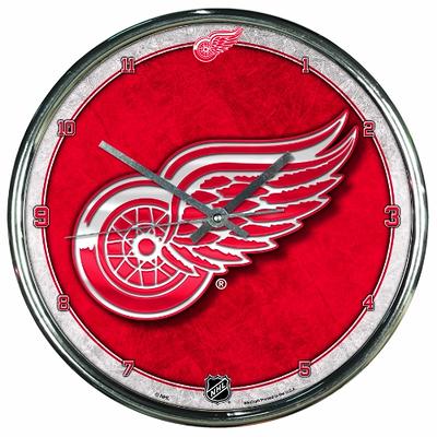 NHL Vintage Detroit Redwings Neon Clock