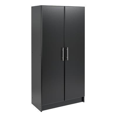 Costway Freestanding Tall Storage Cabinet Utility 2-Door Cabinet