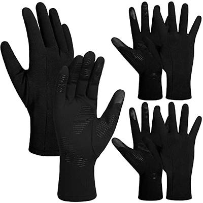 OriStout Waterproof Winter Work gloves Bulk for Men and Women, 3 Pairs,  Touchscreen, Freezer gloves for Working in Freezer, Ther