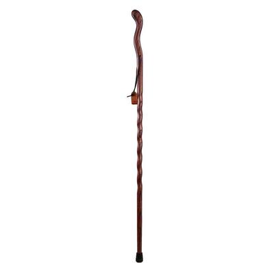 Brazos Walking Sticks 55 in. Twisted Hickory Walking Stick 602