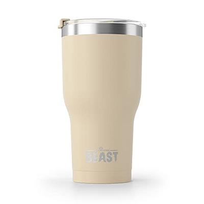 Beast 30 oz Tumbler Stainless Steel Vacuum Insulated Coffee Ice Cup Double  Wall Travel Flask (Sand) - Yahoo Shopping