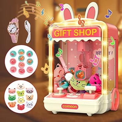 Claw Machine for Kids, Mini Candy Vending Doll Machines with Music Light &  Plush Grabber Prize Toys for Girl Boy 4-6 6-8 Electronic Indoor Arcade Claw