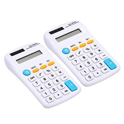 Basics LCD 8-Digit Desktop Calculator, Silver - 5 Pack