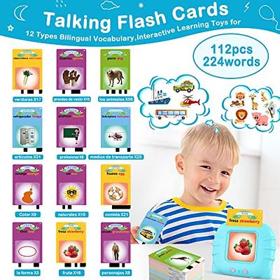 Educational Learning Toys for 3 4 5 6 7 Year Old,Speech Therapy Autism Toys  for Toddlers 3-4 Learning Materials Sensory Toys,224 Sight Words LCD