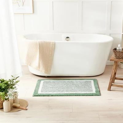 Olanly OLANLY Luxury Bathroom Rug Mat 59x24, Extra Soft and Absorbent  Microfiber Bath Rugs, Non-Slip Plush Shaggy Bath Carpet Runner, M